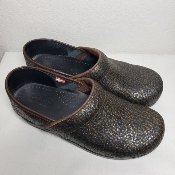 Sanita Danish Round Toe Slip-On Clog  Sz 37 - Picture 3 of 12